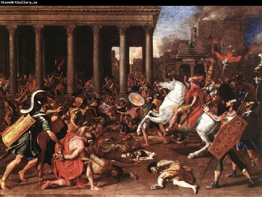 POUSSIN, Nicolas The Destruction of the Temple at Jerusalem afg